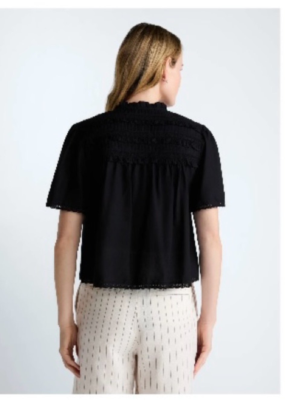 Scoop Crotchet Top - Picture 3 of 6